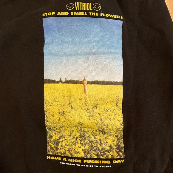 Vitriol black hoodie - Picture 3 of 4